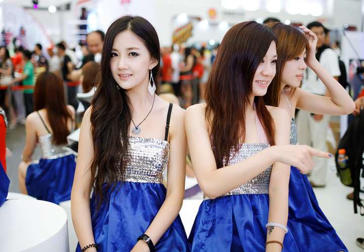 Pretty lady and Sexy with China Joy