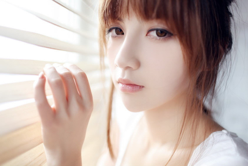 Beautiful Asian lady  in many style