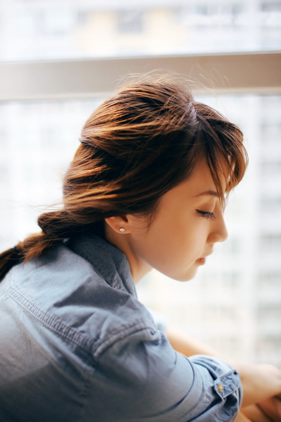 Beautiful Asian lady  in many style