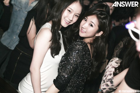 Sexy Korean lady in Night club