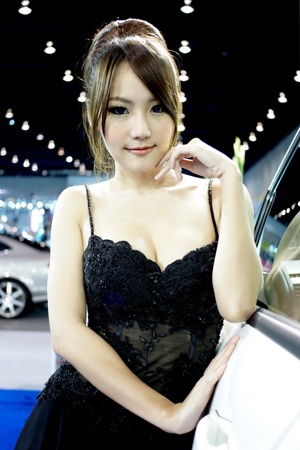 NING Pretty Thai lady First Auto Show Thailand 2012