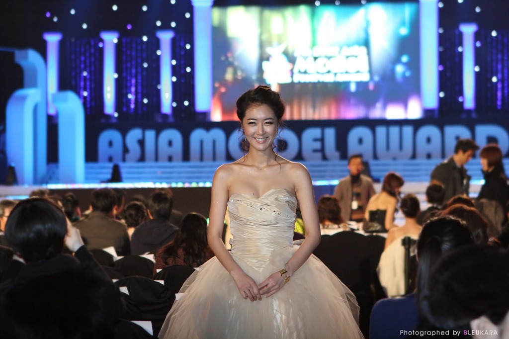Jung Joo Mi Korean Super Model at Asian Model Awards 2012