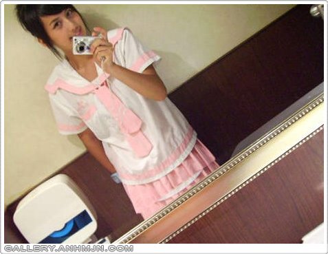 Japanese Student very cute in uniform