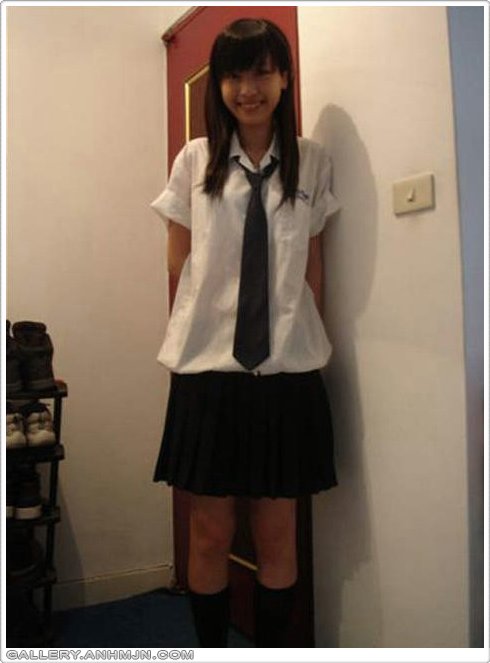 Japanese Student very cute in uniform