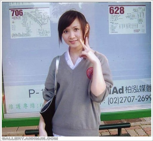 Japanese Student very cute in uniform