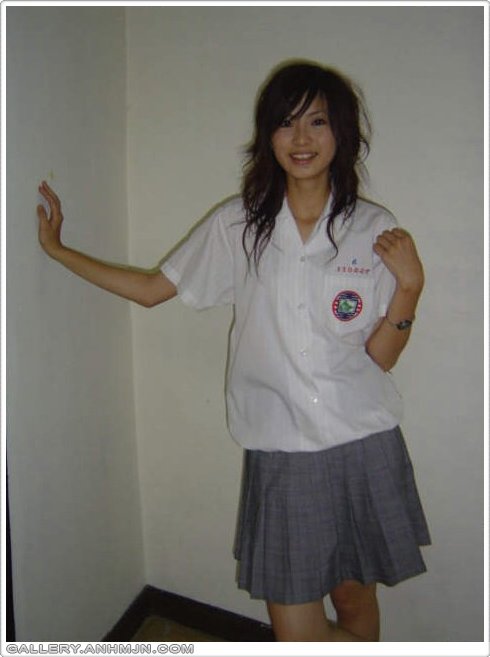 Japanese Student very cute in uniform