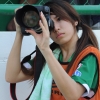 Jan (Chalinee Thirasupa), Camera girl. PR of Bangkok Glass FC