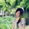 Chinese beautiful lady in relax time