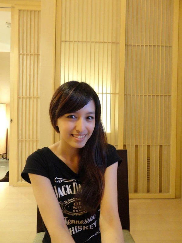Pretty Chinese girl in private time.