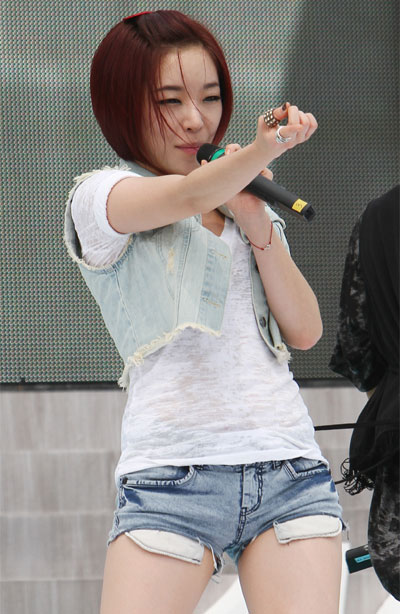 Gain (Son Ga In) from Korean Girl Group name Brown Eyed Girls