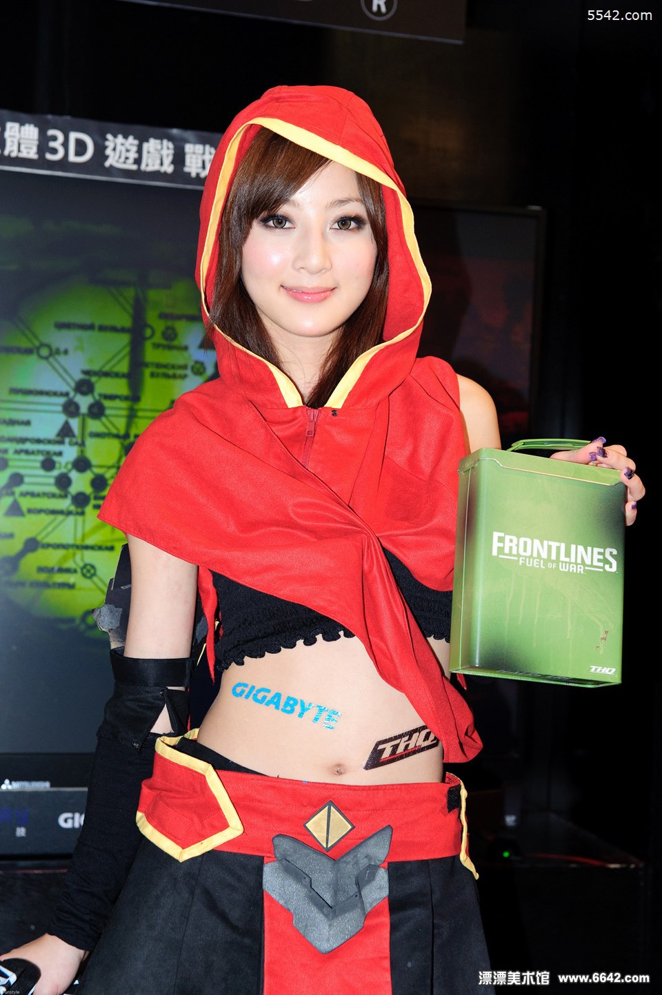 Sexy Gigabyte asian Pretty from Taipei Game Contest