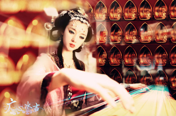 Chinese lady so beautiful with native costume