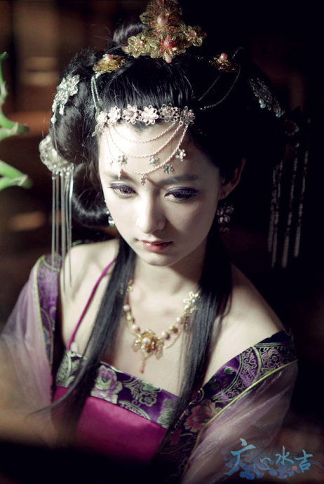 Chinese lady so beautiful with native costume