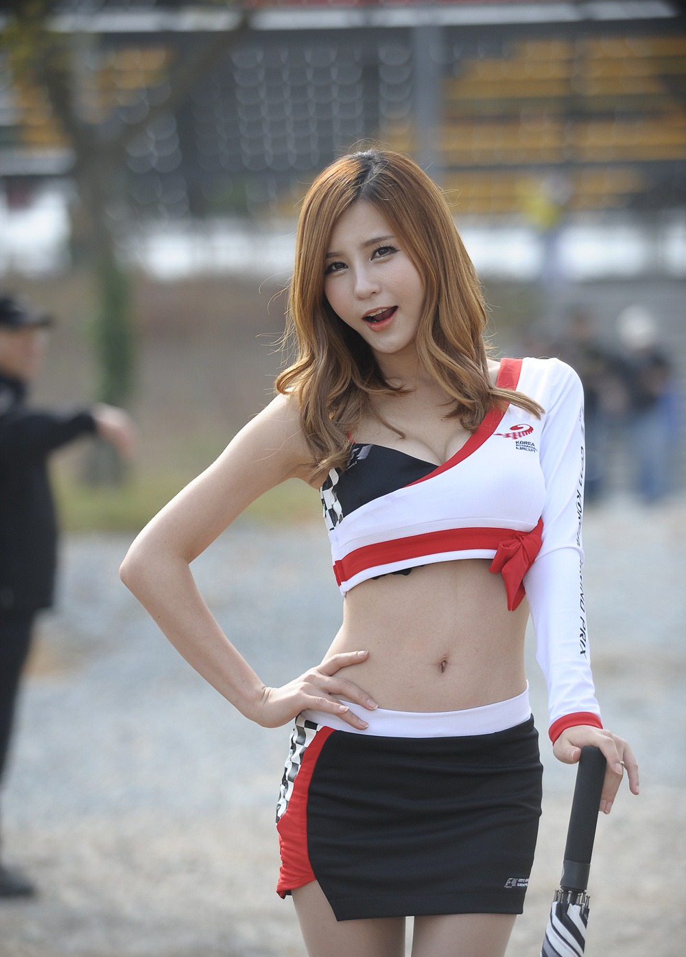 Korean Pretty lady Sexy from motor racing