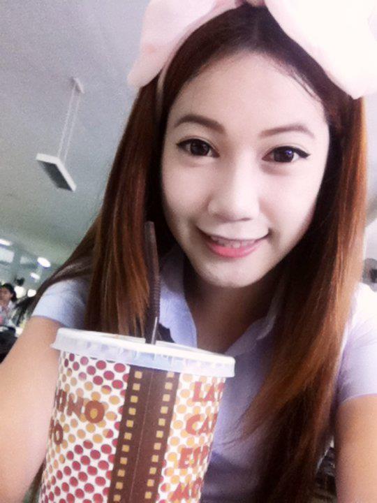 Thai Student lady Beauty and so cute.