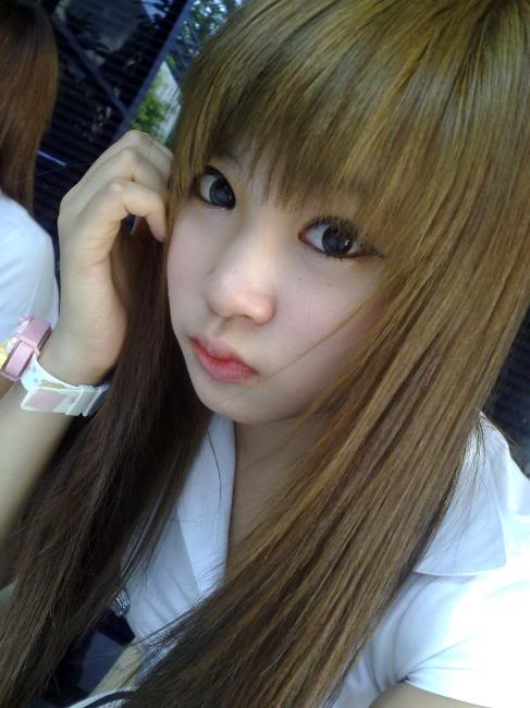 Thai Student lady Beauty and so cute.