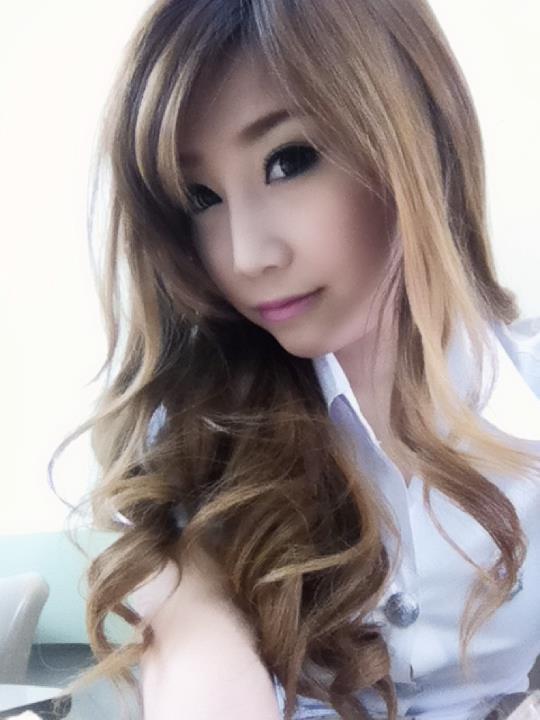 Thai Student lady Beauty and so cute.