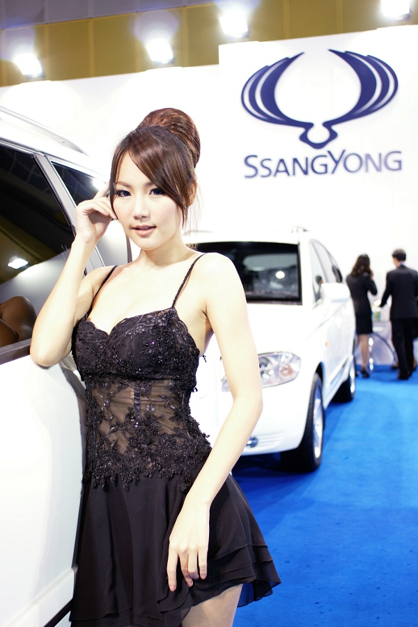 NING Pretty Thai lady First Auto Show Thailand 2012