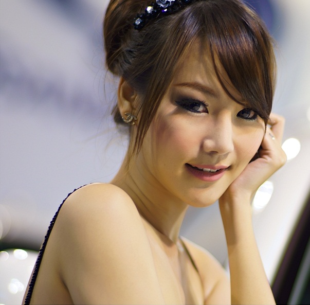 NING Pretty Thai lady First Auto Show Thailand 2012