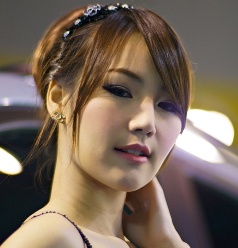 NING Pretty Thai lady First Auto Show Thailand 2012