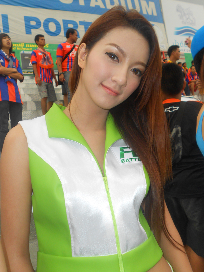 Pretty Thailand Football FC lady so Sexy and Beautiful