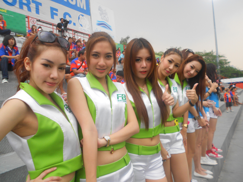 Pretty Thailand Football FC lady so Sexy and Beautiful