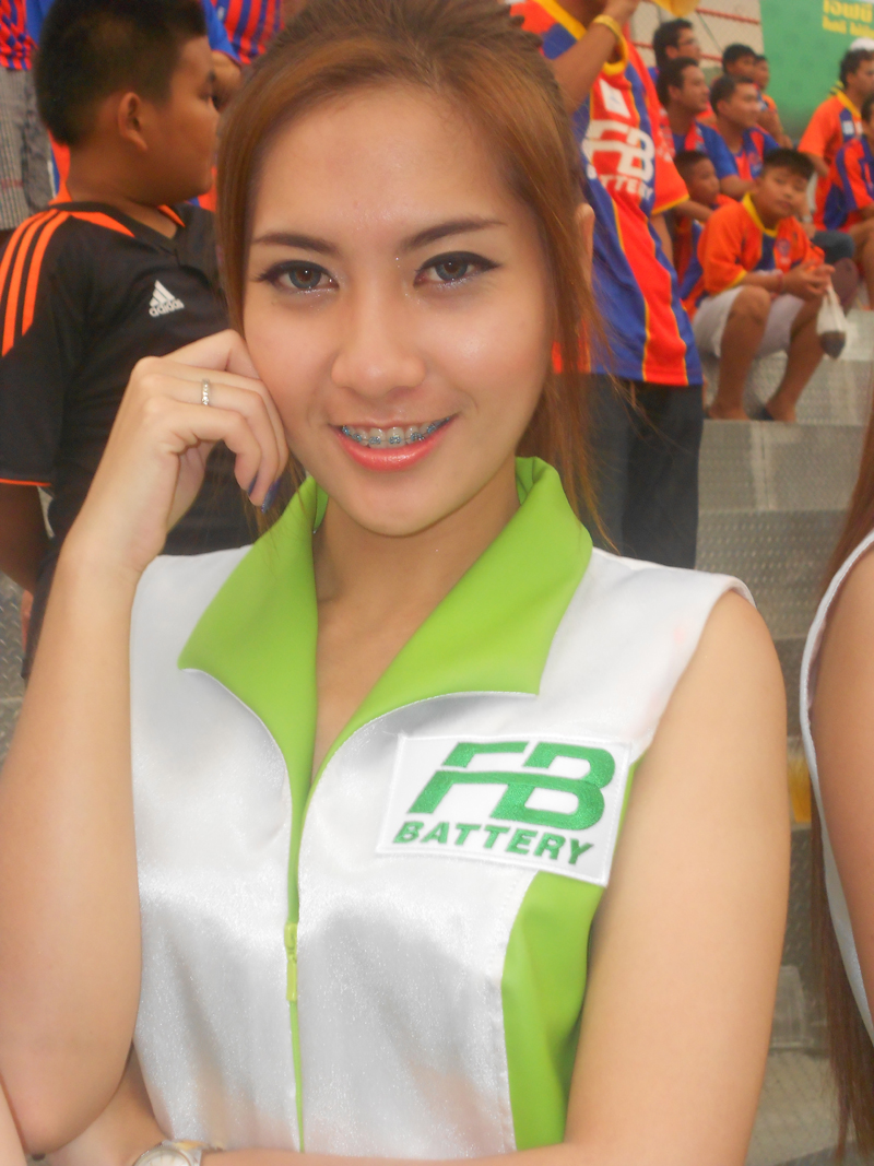 Pretty Thailand Football FC lady so Sexy and Beautiful