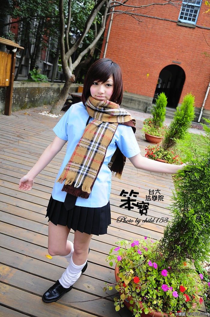 Ben Wu Yun Ting Taiwan Beautiful Girl With Student Uniform so Pretty