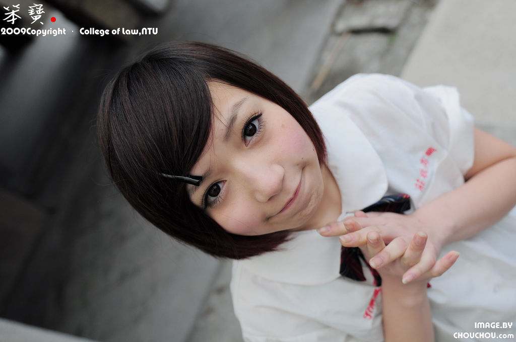 Ben Wu Yun Ting Taiwan Beautiful Girl With Student Uniform so Pretty