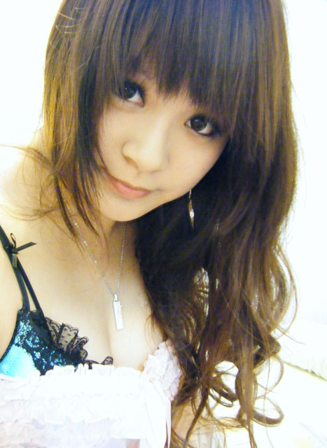 Sasa Akane Cute Student with Her Privacy Self-photo