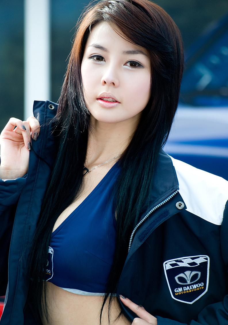 LEE  JI  WOO, beautiful korea model.