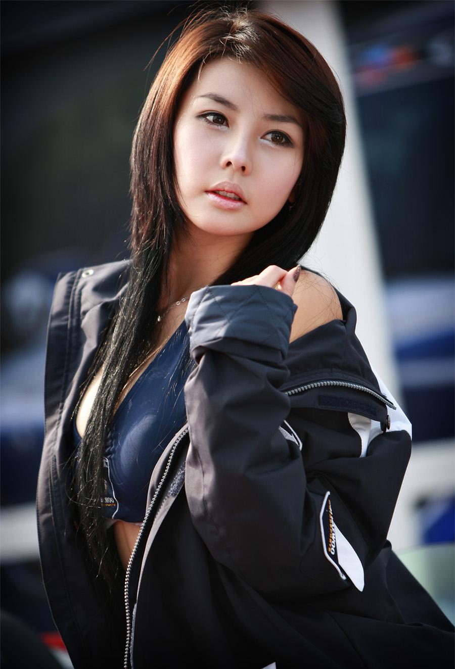 LEE  JI  WOO, beautiful korea model.