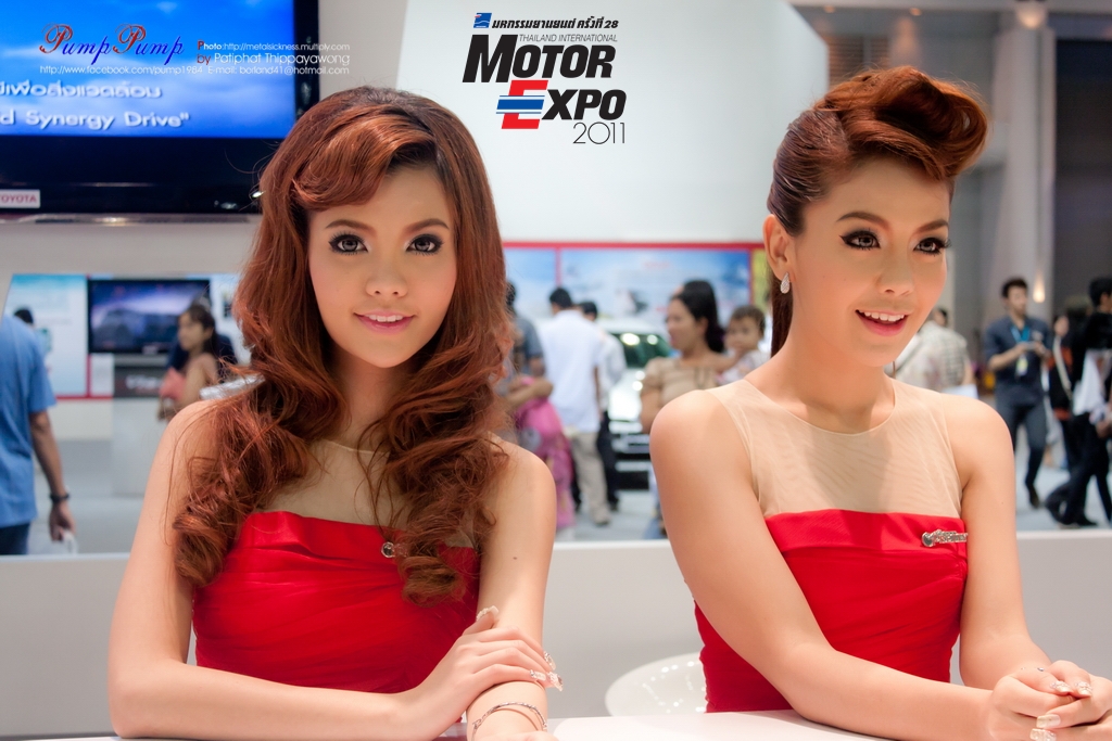 Asian Sexy Pretty Motor Expo 2011 in Thailand