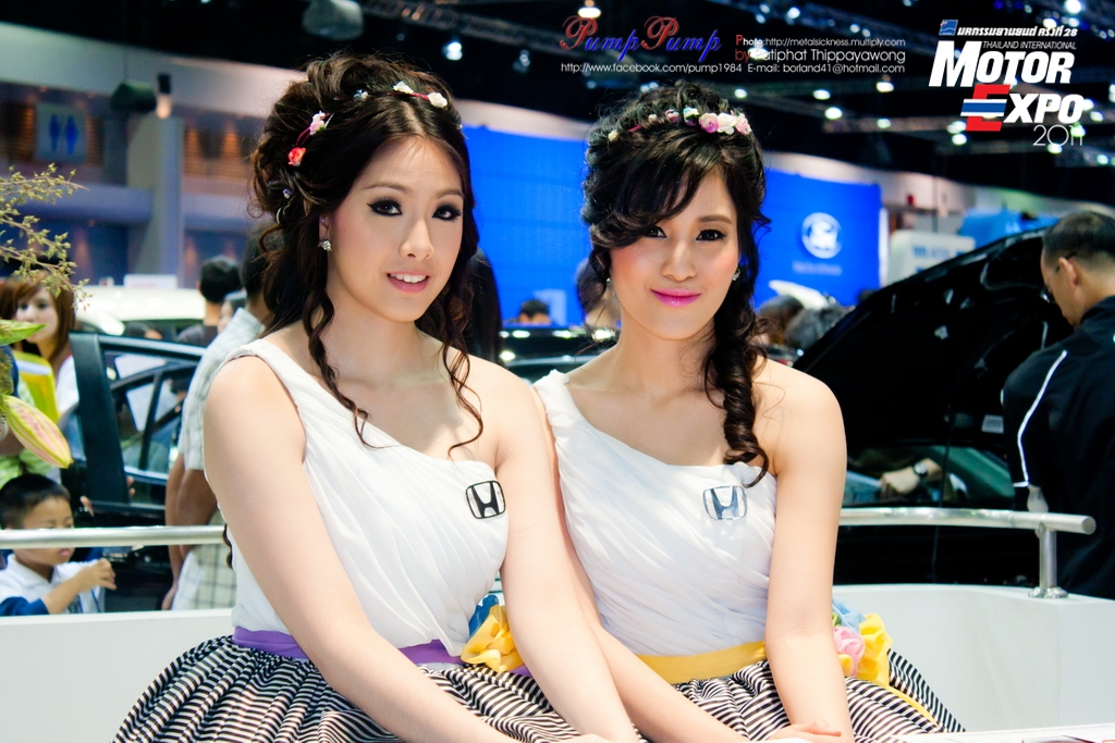 Asian Sexy Pretty Motor Expo 2011 in Thailand