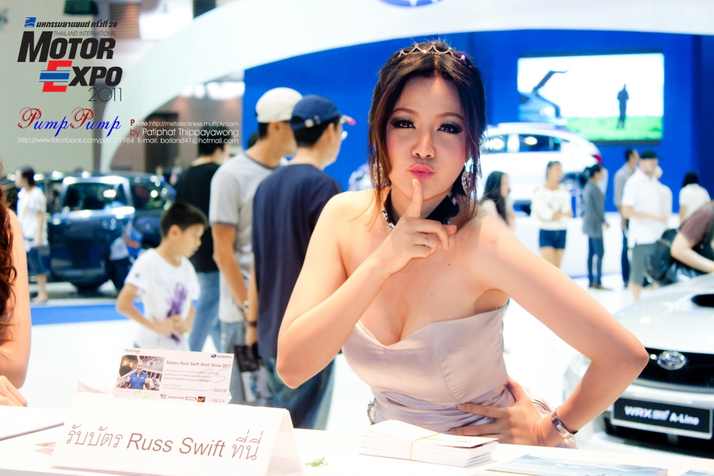 Asian Sexy Pretty Motor Expo 2011 in Thailand