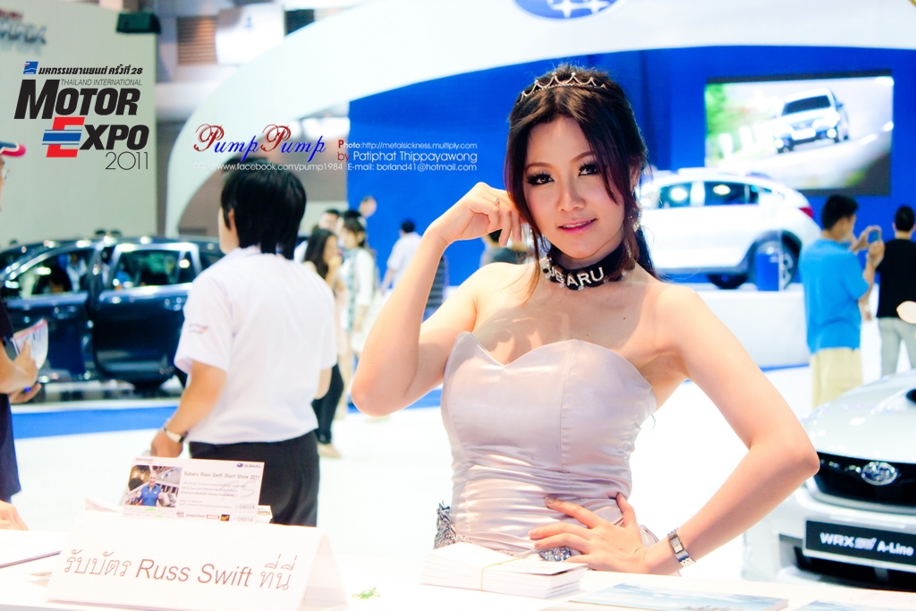 Asian Sexy Pretty Motor Expo 2011 in Thailand