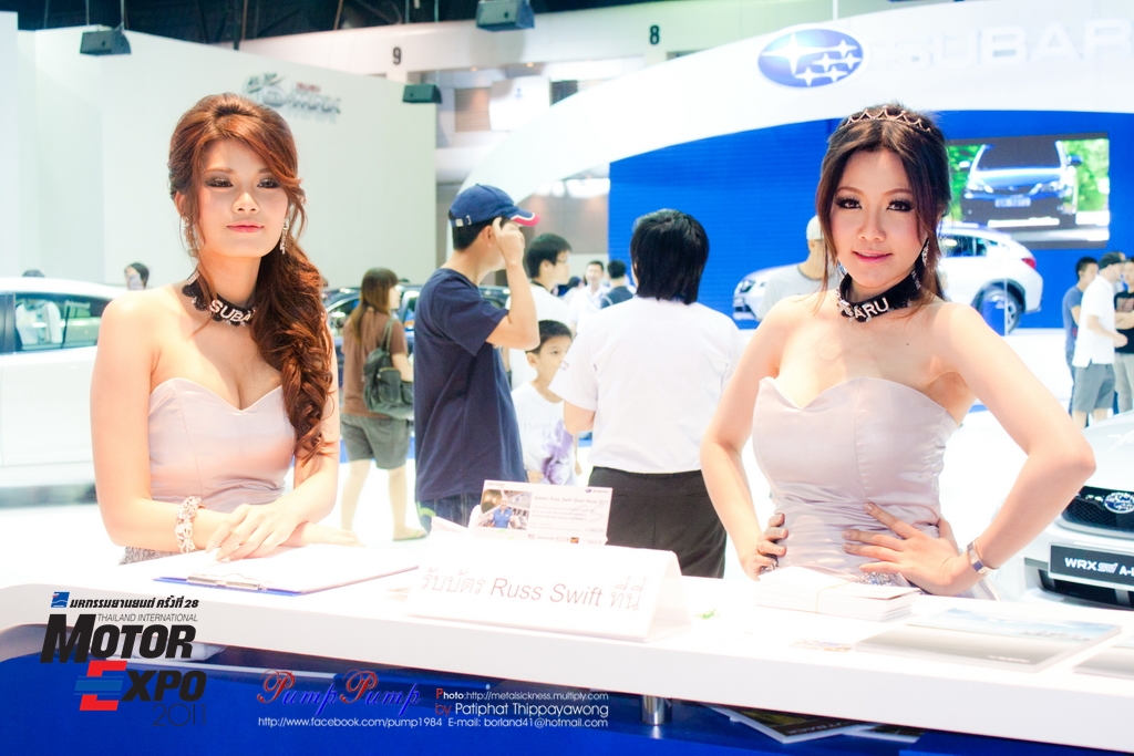 Asian Sexy Pretty Motor Expo 2011 in Thailand